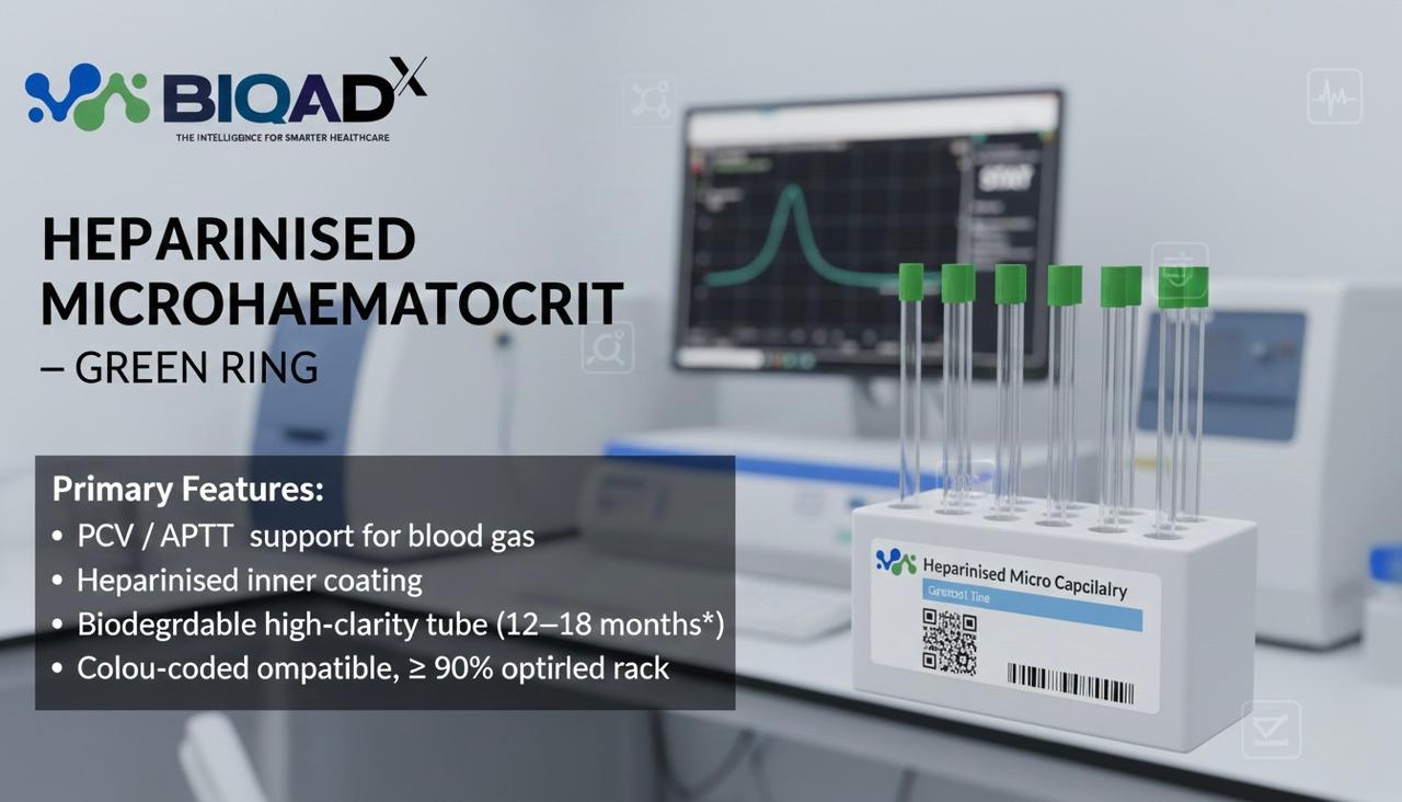 Heparinised Microhaematocrit Capillary